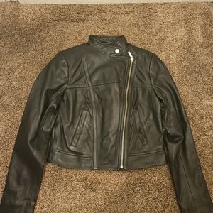 Women's Black Leather Jacket